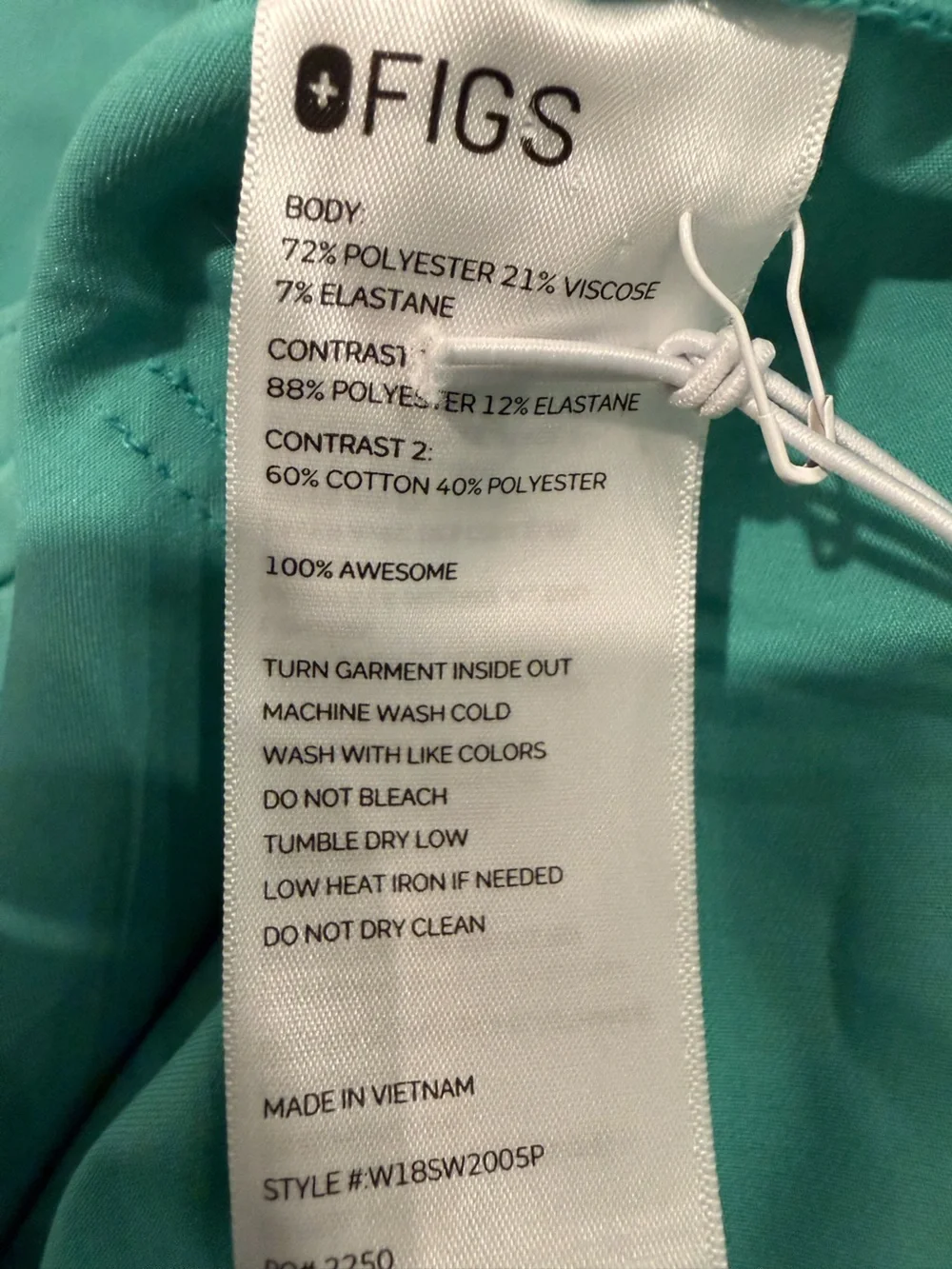 FIGS Zamora 2.0 Jogger Scrub Pants Green M Petite NWT